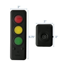 onn. LED garázs parkoló asszisztens, Park Aid Assist Sensor, 3 színű közlekedési lámpák kijelzője, Universal