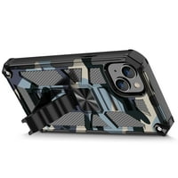 Allytech iPhone tok fedél fiúk férfiak, Comouflage minta Design hátsó tok Kickstand mágneses kompatibilis autó Mount