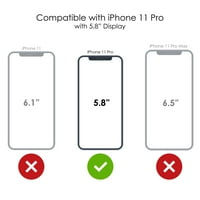 DistinctInk tiszta Ütésálló hibrid tok iPhone Pro-TPU lökhárító akril hátsó Edzett üveg képernyővédő-Ne szórakozz Villamosmérnök