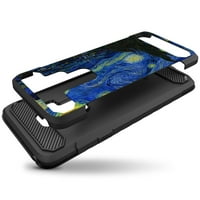 CoverON Samsung Galaxy S Plus tok, Arc sorozatú hibrid telefon fedél szénszálas díszítéssel