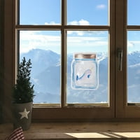Lakberendezés átlátszó dekoratív üvegfólia ablak ajtó árnyalat szivárvány hatás statikus ragaszkodnak hőszabályozás