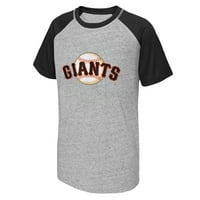 Ifjúsági MLB Productions Heather szürke San Francisco Giants MBSG póló