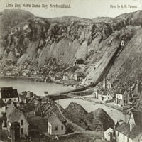 Little Bay-Notre Dame Bay-Newfoundland Plakát Nyomtatás Mary Evans Grenville Collins Képeslap Gyűjtemény
