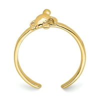 Primal Arany Karátos Sárga Arany Állítható Tengeri Teknős Lábujj Gyűrű