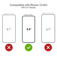 DistinctInk tiszta Ütésálló hibrid tok iPhone MINI-TPU lökhárító akril hátsó Edzett üveg képernyővédő - okok, hogy
