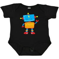 Inktastic aranyos Robot, színes Robot, vicces Robot, robotika ajándék kisfiú vagy kislány Body