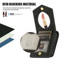 Feishell Crossbody pénztárca tok Samsung Z Flip3, [RFID blokkoló] hitelkártya tartó vállpánt, PU bőr pénztárca hátsó