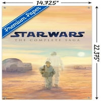 Csillagok háborúja: Saga-Blu Ray Bo fali poszter Nyomócsapokkal, 14.725 22.375