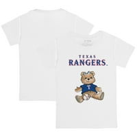 Kisgyermek Apró Fehérrépa Fehér Texas Rangers Lány Teddy Póló