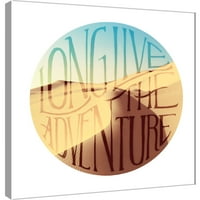 Képek, Long Live The Adventure, 20x20, dekoratív vászon fali művészet