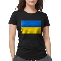 CafePress-Ukrajna zászlaja póló-női Tri-blend póló