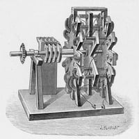 Elektromosság. Njacobi motorja, 1838. Poszter nyomtatás