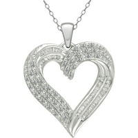 Arista CT Diamond női szív alakú medál sterling ezüstben, 18