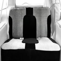 CalTrend hátsó Tömör Pad O. E. Velúr üléshuzatok 2011 - hez-Hyundai Sonata-HY145-01RR Fekete Premier betét klasszikus
