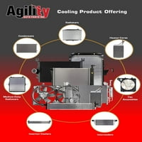 Agility Auto Parts A C kondenzátor a Toyota -specifikus modellekhez