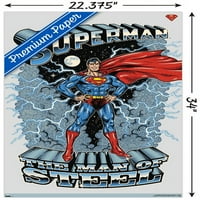 Képregény Superman-az acél ember fali poszter, 22.375 34