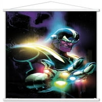Marvel Comics-Thanos-borító fali poszter fa mágneses kerettel, 22.375 34