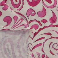 Nyári ruhák Női nyomtatott V-nyakú A-Line Mini Alkalmi Hosszú ujjú napi ruha Rózsaszín XXXL
