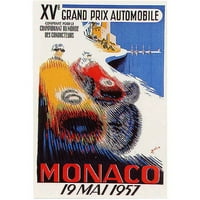 Védjegy képzőművészet Monaco 1957 vászon művészet George Ham, 18x24