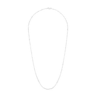 Sterling ezüst papírkapocs lánc nyaklánc, 16 ” - 24”, Női, Unisex