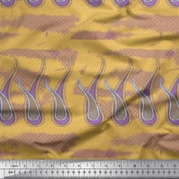 Soimoi Műselyem szövet kavarog & Paisley nyomtatott kézműves szövet az udvaron széles
