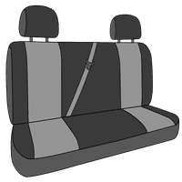 CalTrend hátsó szilárd Pad DuraPlus üléshuzatok 2007-hez-Toyota Yaris-TY407-06DA Bézs betét és burkolat
