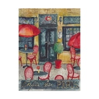 A Marietta Cohen Art and Design, a „Cafe de Paris esernyők” CAFE „Cafe de Paris esernyők” című művészete