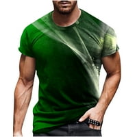 Férfi plusz méretű kerek nyakú Rövid ujjú felsők 3d nyomtatott grafikus póló férfiaknak nyári alkalmi Crewneck póló