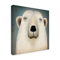 Védjegy képzőművészet 'jegesmedve Wow' vászon művészet Ryan Fowler